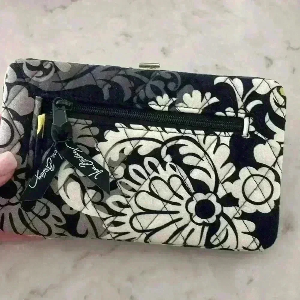 New Vera Bradley hard shell clutch wallet